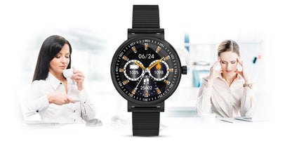 Zegarek Damski RUBICON SMARTWATCH RNBE64-3 BLACK – zdjęcie 9