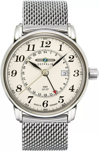 Zegarek Męski ZEPPELIN LZ127 Graf Zeppelin GMT 7642M-5 + BOX