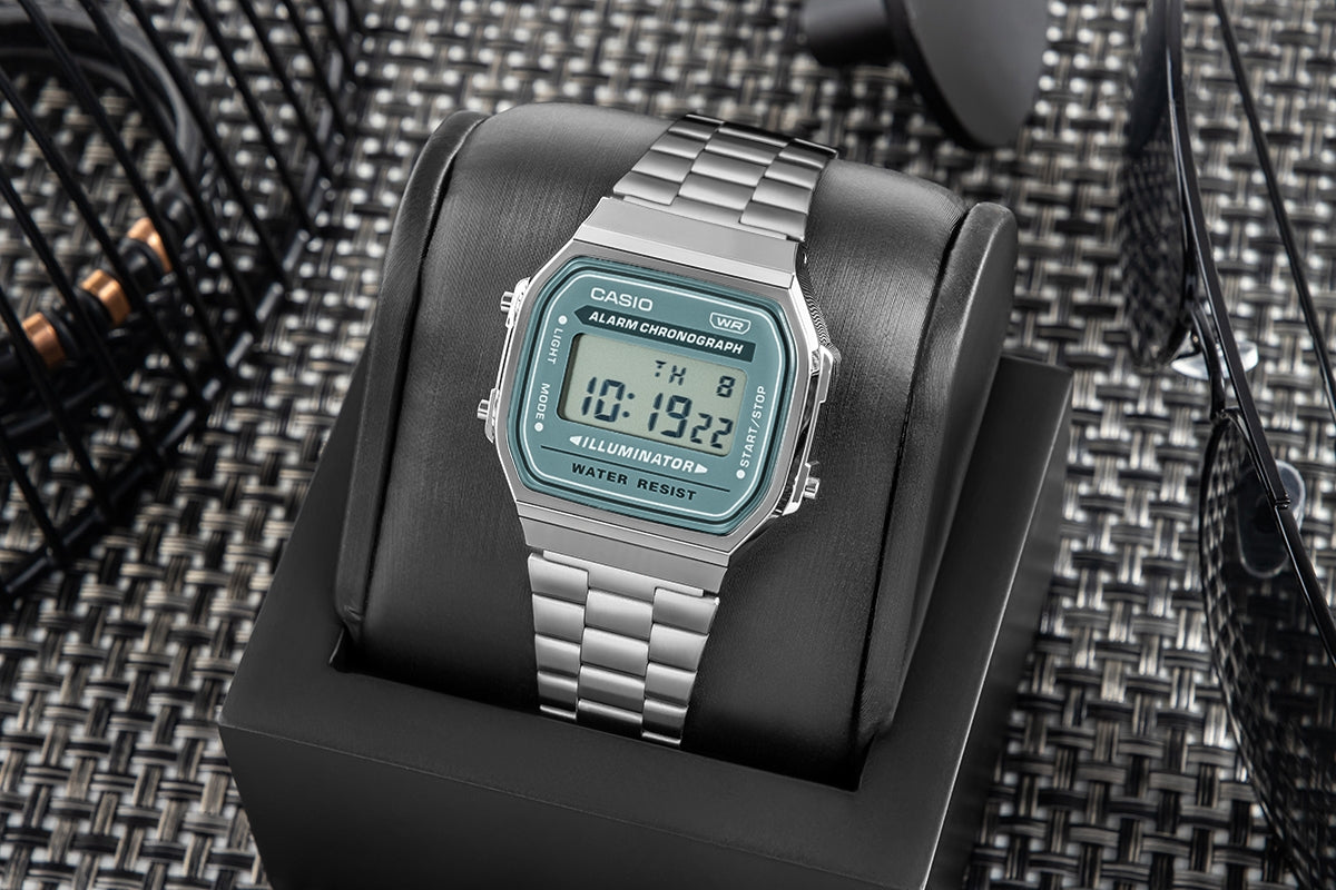 Zegarek Męski CASIO VINTAGE A168WA-3AYDF + BOX – zdjęcie 5
