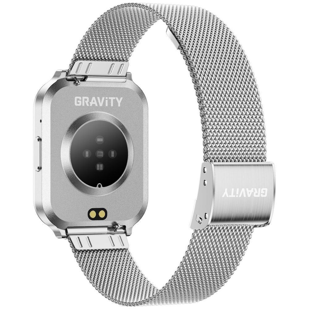 Smartwatch Gravity Srebrny Pasek + Bransoleta GT44-4 – zdjęcie 14