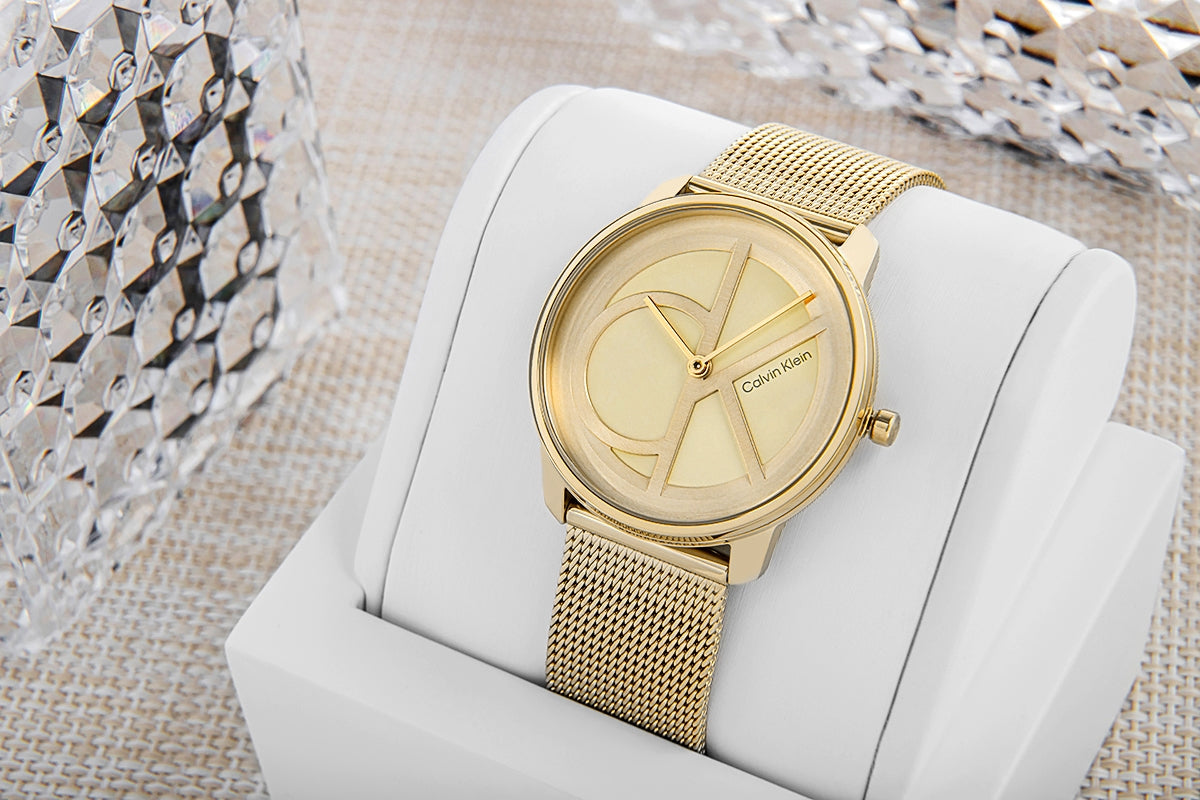 Zegarek Damski CALVIN KLEIN Iconic Mesh 25200034 + BOX – zdjęcie 7