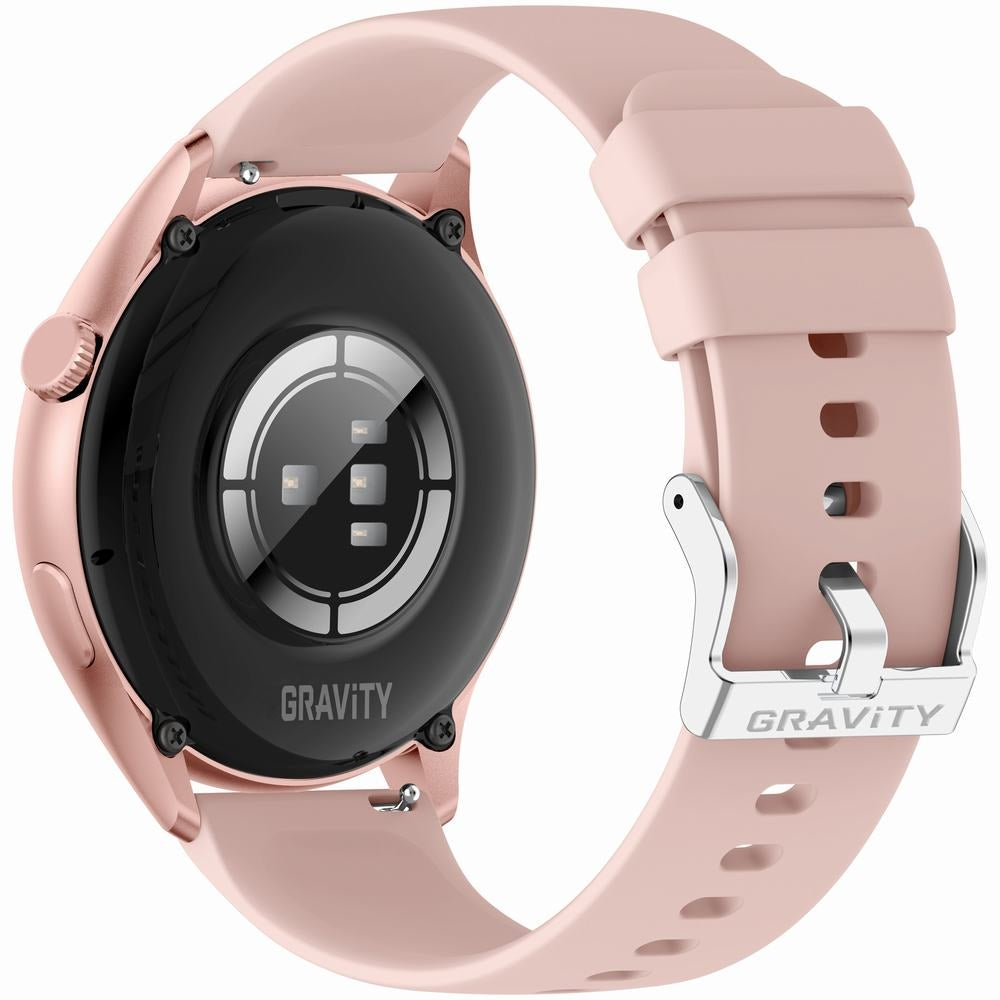 Smartwatch Gravity Różowe Złoto Pasek + Bransoleta GT11-5 – zdjęcie 11