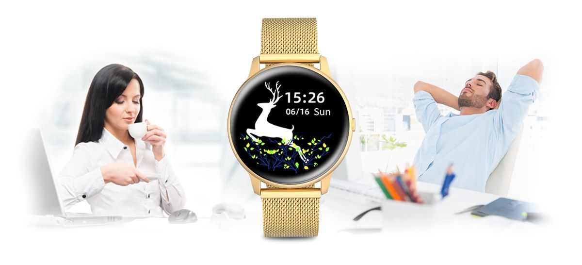 Damski SMARTWATCH G.Rossi SW015-5 Złoty – zdjęcie 15