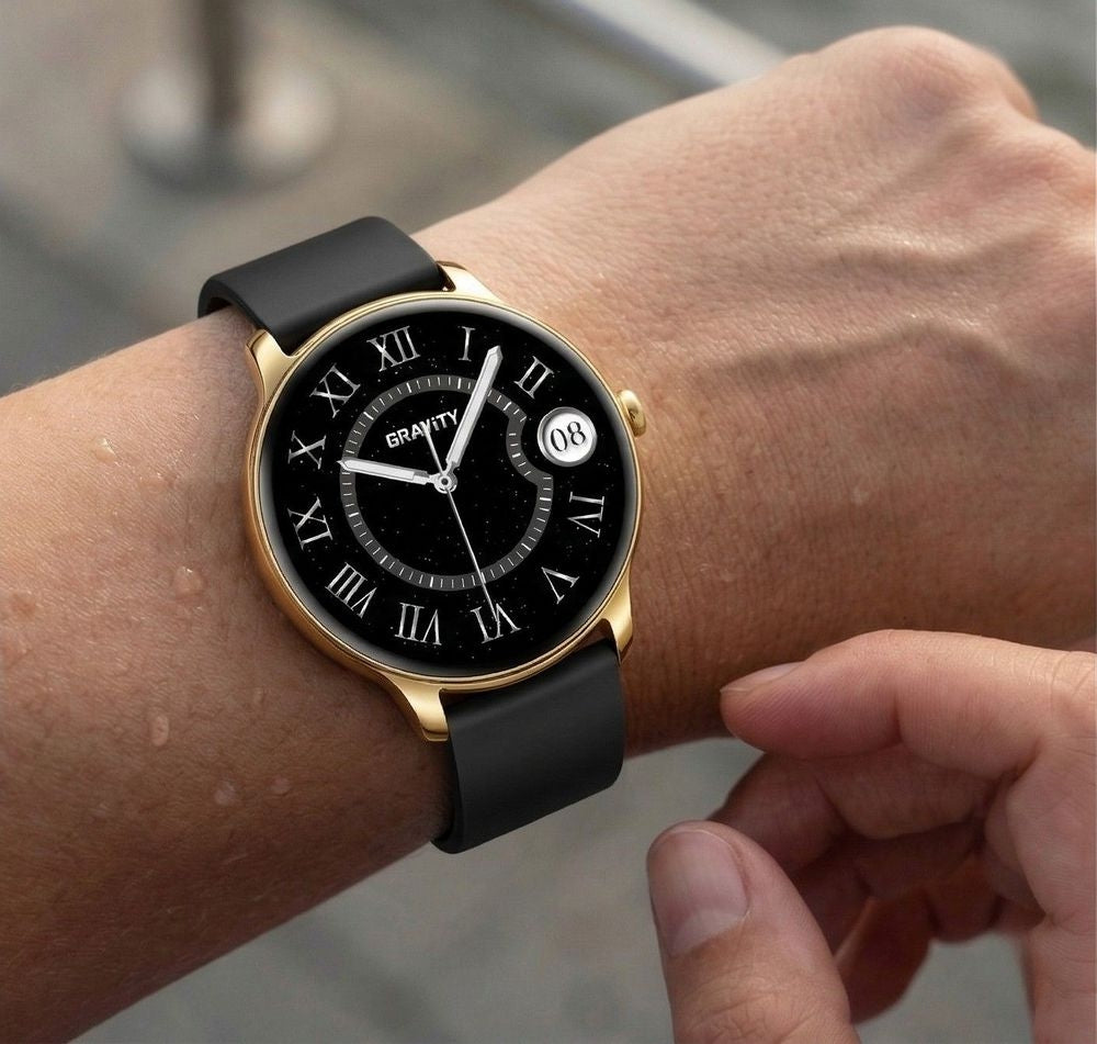 Smartwatch Gravity Złoty Pasek + Bransoleta GT31-2 – zdjęcie 15