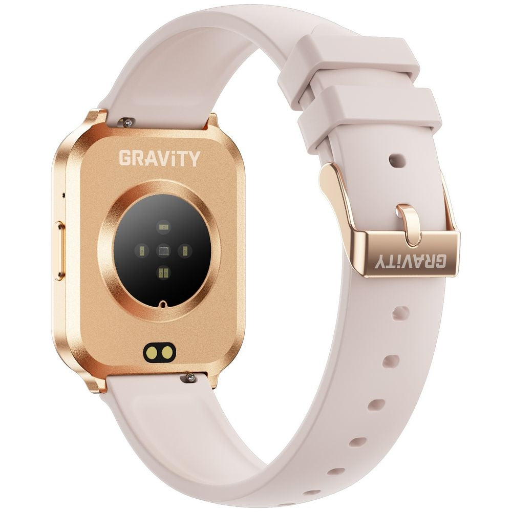 Smartwatch Gravity Różowe Złoto Pasek + Bransoleta GT44-2 – zdjęcie 15