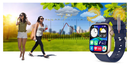 Smartwatch Damski Gravity GT3-4 Różowo-Granatowy – zdjęcie 14