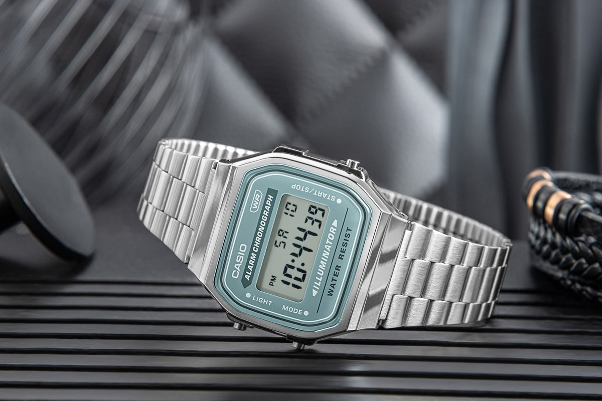 Zegarek Męski CASIO VINTAGE A168WA-3AYES + BOX – zdjęcie 6