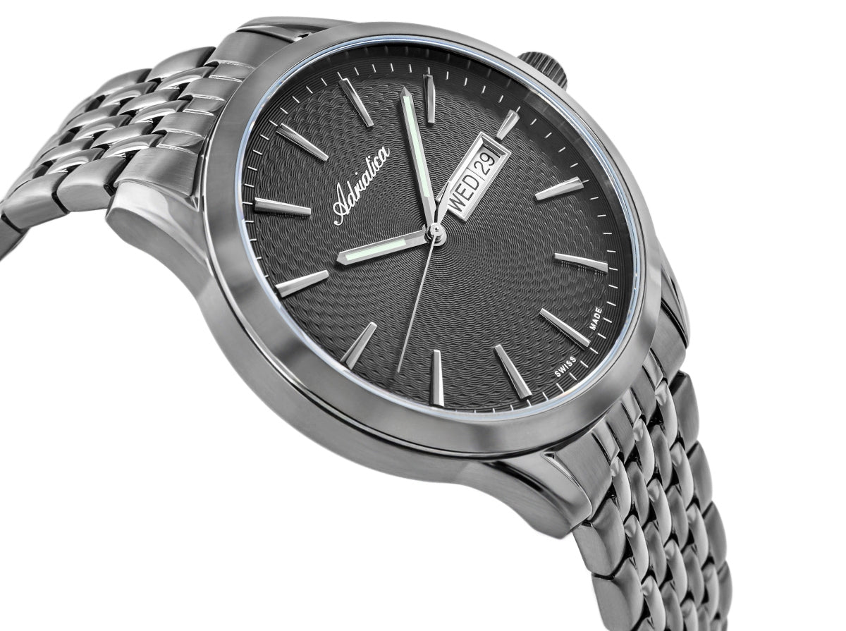 Zegarek Męski ADRIATICA Premiere A8327.S116Q + BOX – zdjęcie 5