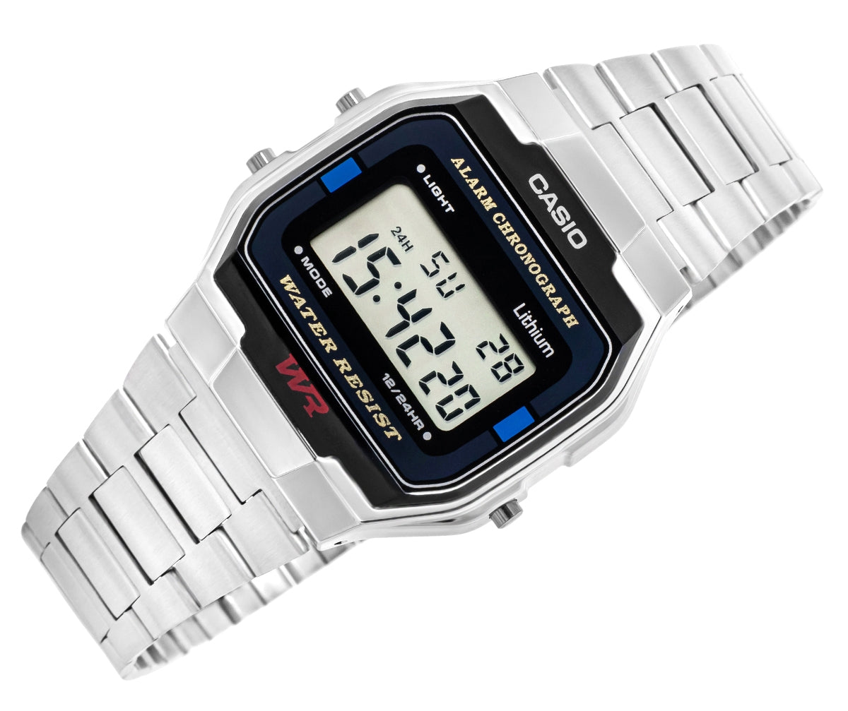 Zegarek CASIO A163WA-1QES Unisex + BOX – zdjęcie 3