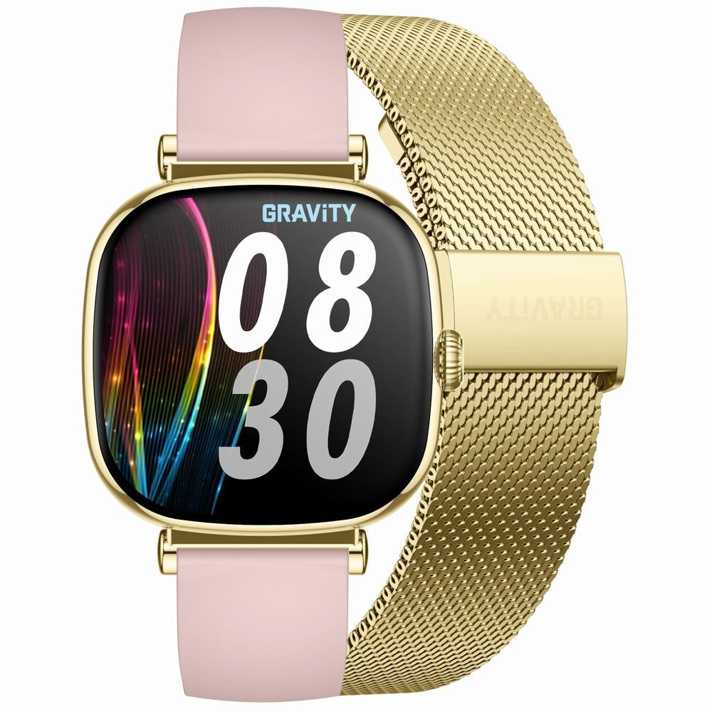 Smartwatch Gravity Złoty Bransoleta + Pasek GT32-1 – zdjęcie 15