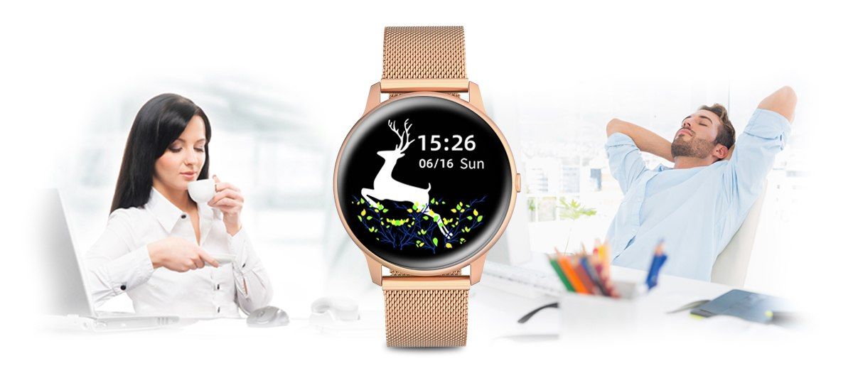 Damski SMARTWATCH G.Rossi SW015-4 Różowe złoto – zdjęcie 15
