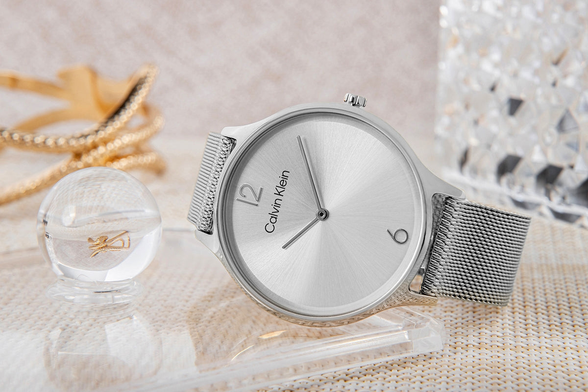 Zegarek Damski CALVIN KLEIN Timeless Mesh 25200001 + BOX – zdjęcie 8
