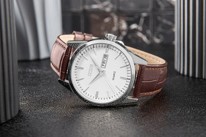 Zegarek Męski Skmei 9073SIWTB + BOX – zdjęcie 7