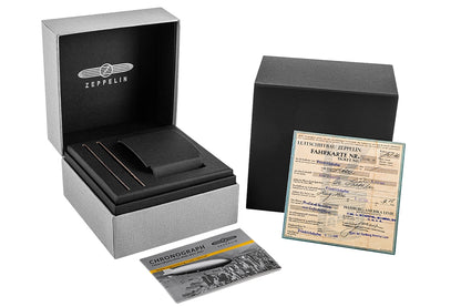 Zegarek Męski ZEPPELIN 100 Yahre Chronograph 8670-1 + BOX – zdjęcie 8