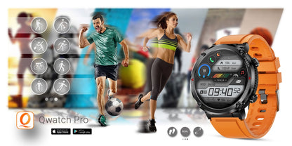 Smartwatch Gravity GT21-2 + Pomarańczowy Pasek Silikonowy – zdjęcie 13
