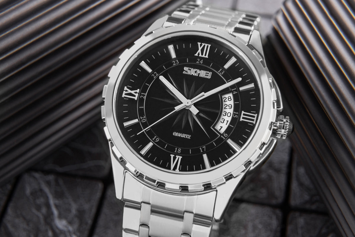 Zegarek Męski Skmei 9069SIBK + BOX – zdjęcie 8