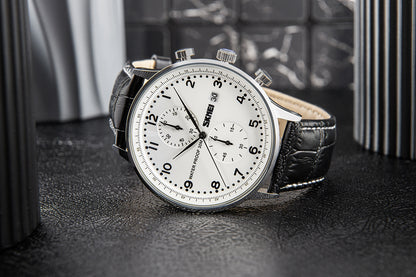 Zegarek Męski Skmei 9301SISIBK + BOX – zdjęcie 8