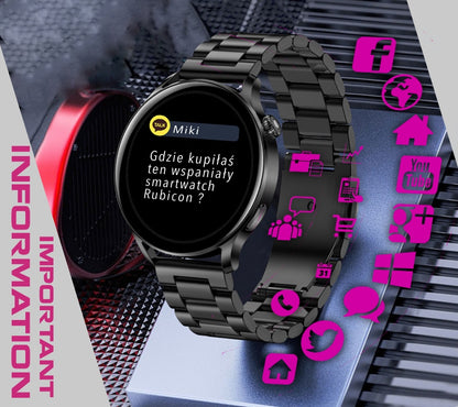 Smartwatch Damski RUBICON RNCE81 Rose Gold SMARUB131 – zdjęcie 16