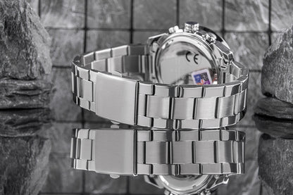 Zegarek Męski Skmei 9253SIBK + BOX – zdjęcie 8
