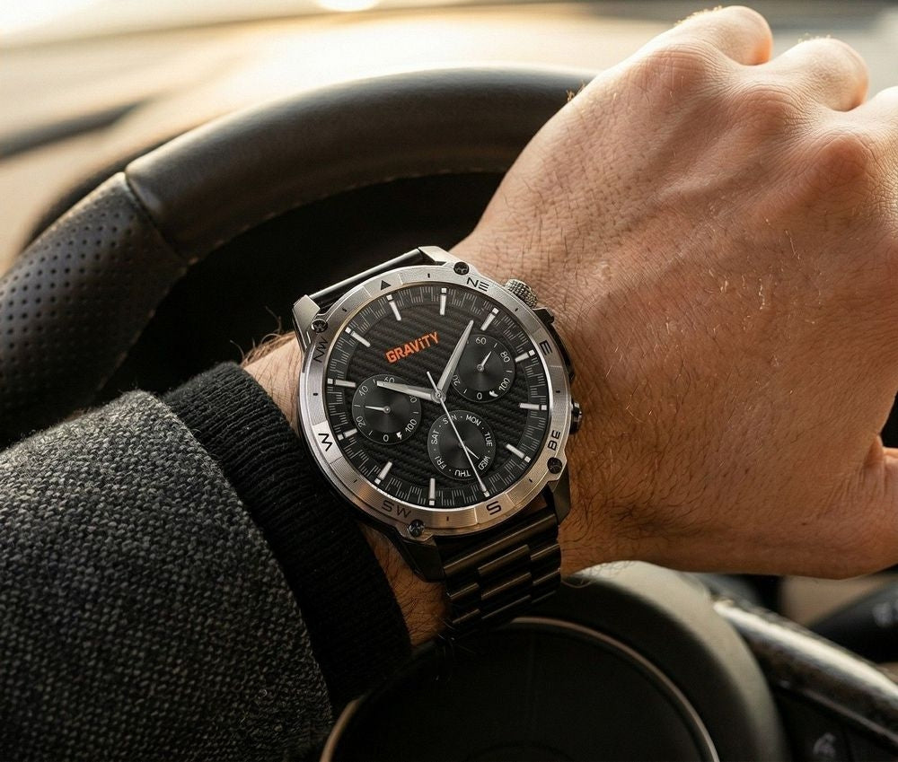 Smartwatch Gravity Czarny Pasek + Bransoleta GT46-1 – zdjęcie 16