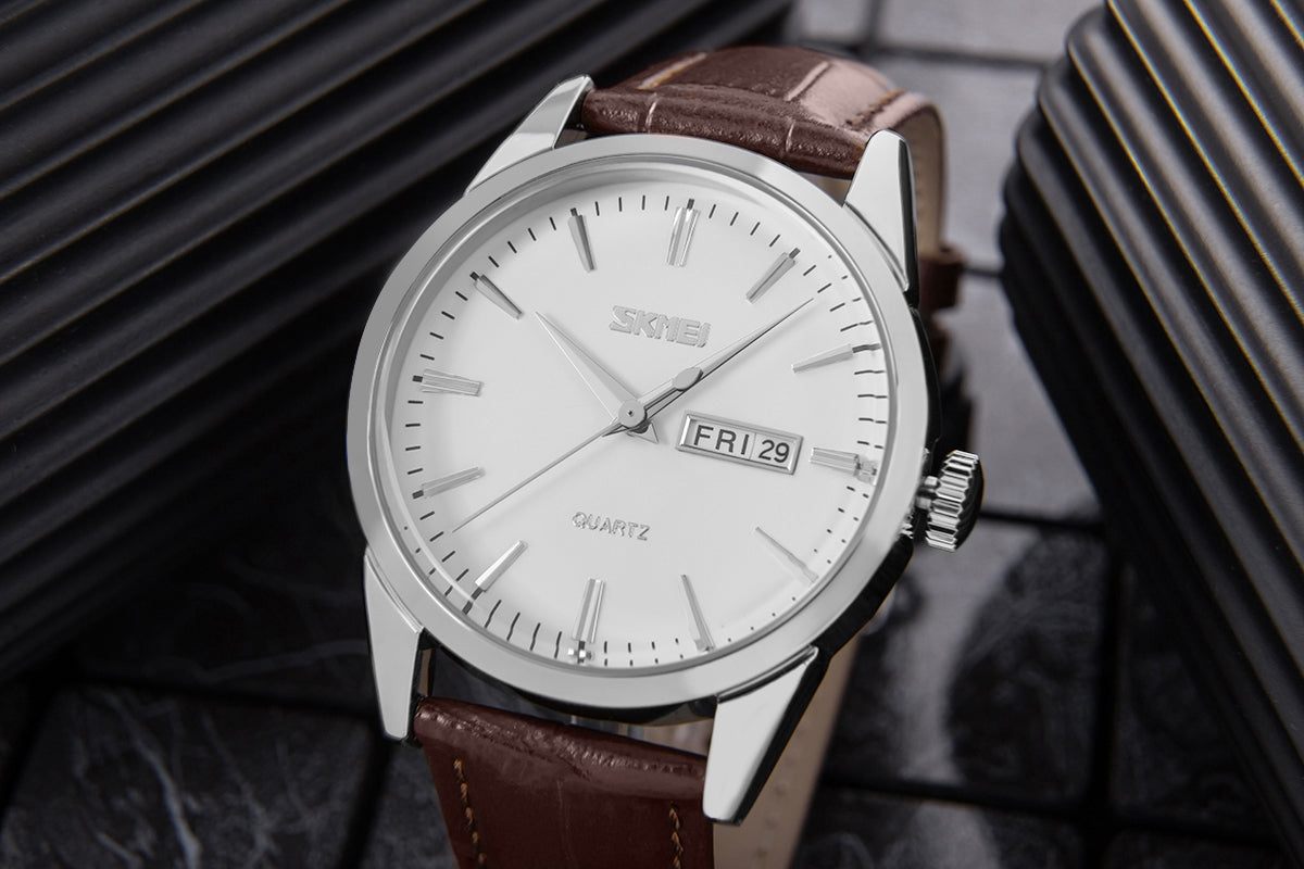 Zegarek Męski Skmei 9073SIWTB + BOX – zdjęcie 8