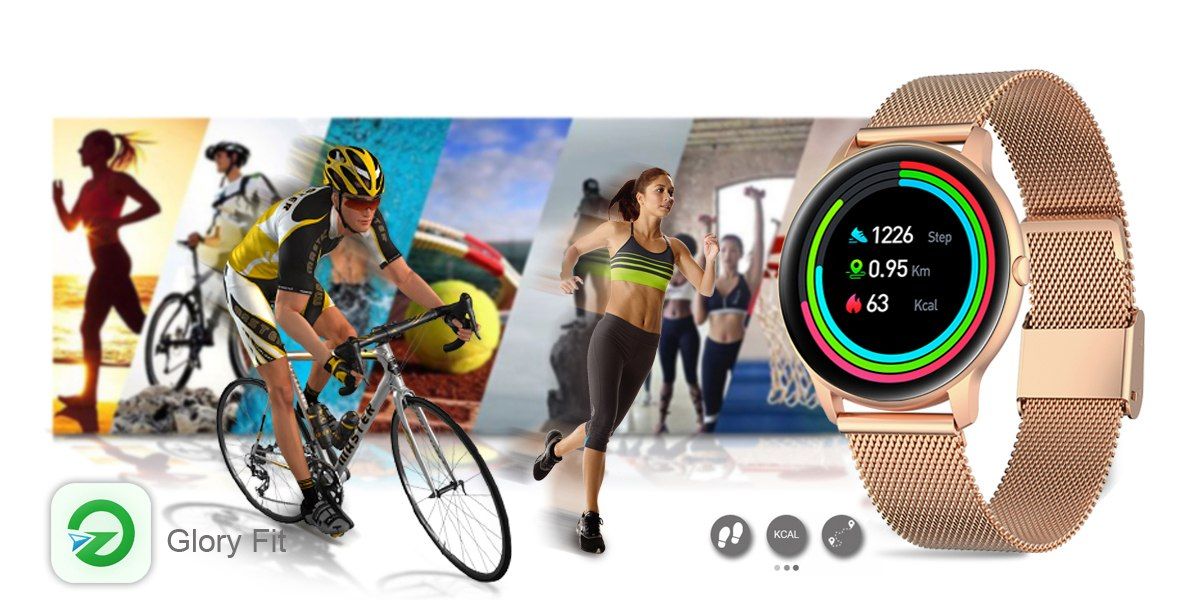 Damski SMARTWATCH G.Rossi SW015-4 Różowe złoto – zdjęcie 16