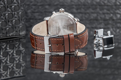 Zegarek Męski ZEPPELIN LZ121 Mediterranee Moonphase 9636-5 + BOX – zdjęcie 9