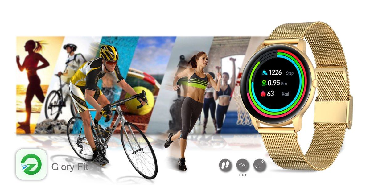 Damski SMARTWATCH G.Rossi SW015-5 Złoty – zdjęcie 16