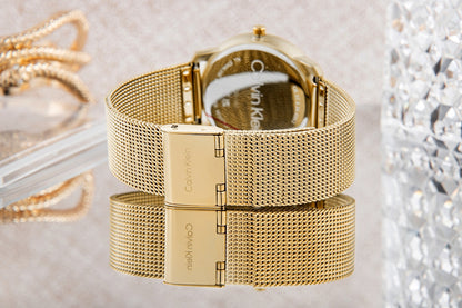 Zegarek Damski CALVIN KLEIN Iconic Mesh 25200034 + BOX – zdjęcie 9