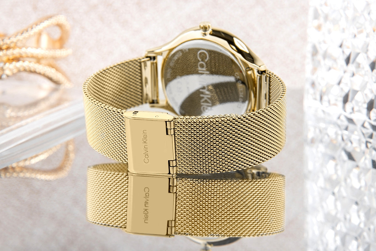 Zegarek Damski CALVIN KLEIN Timeless Mesh 25200003 + BOX – zdjęcie 9