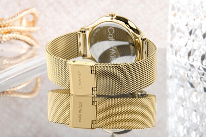 Zegarek Damski CALVIN KLEIN Timeless Mesh 25200003 + BOX – zdjęcie 9