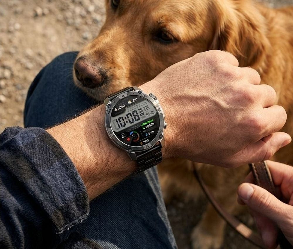 Smartwatch Gravity Grafitowy Pasek + Bransoleta GT46-3 – zdjęcie 16