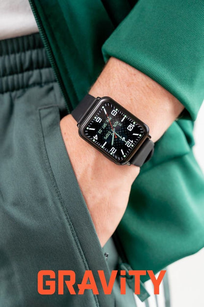 Smartwatch Gravity Czarny 2 Paski GT17-7 – zdjęcie 16