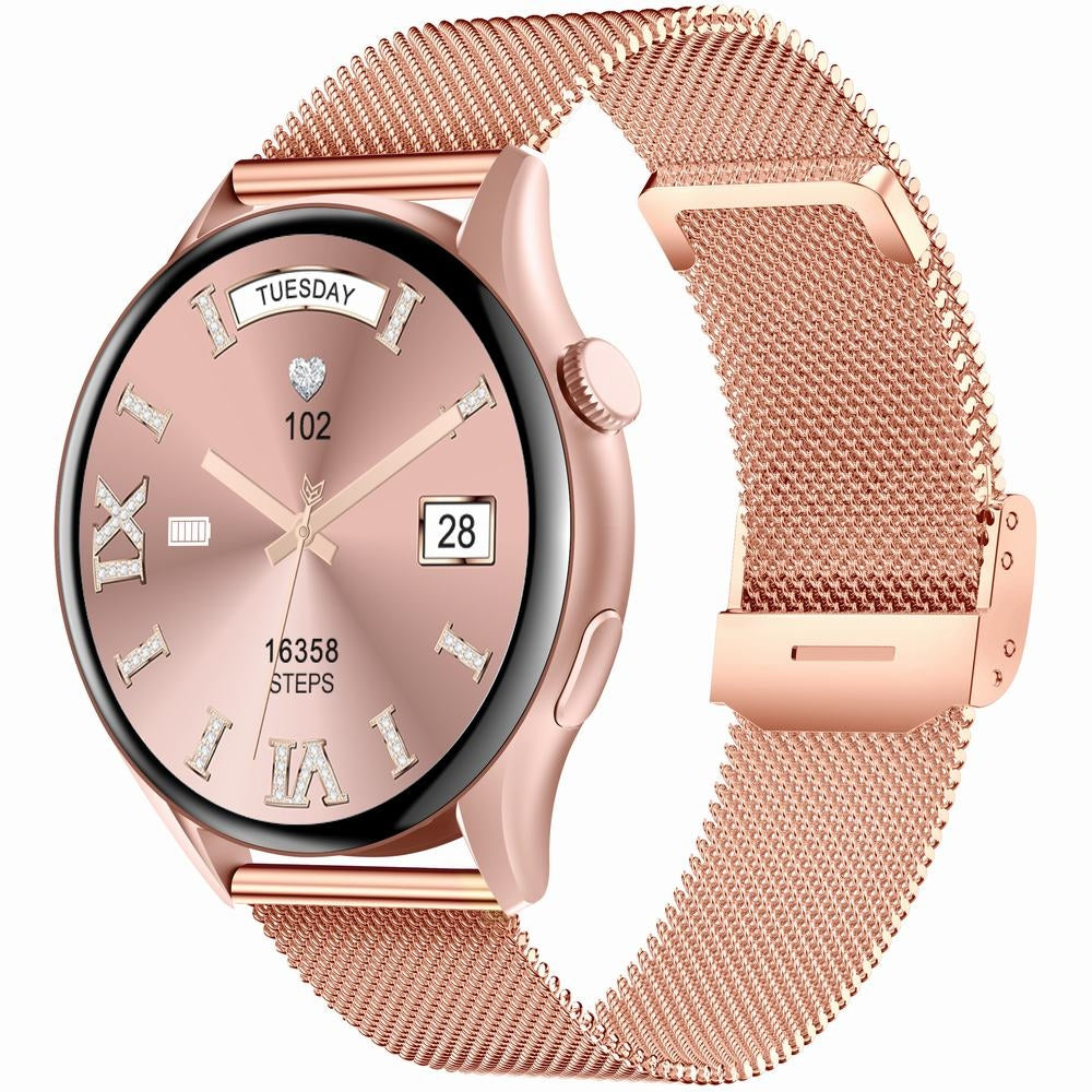 Smartwatch Gravity Różowe Złoto Pasek + Bransoleta GT11-7 – zdjęcie 5
