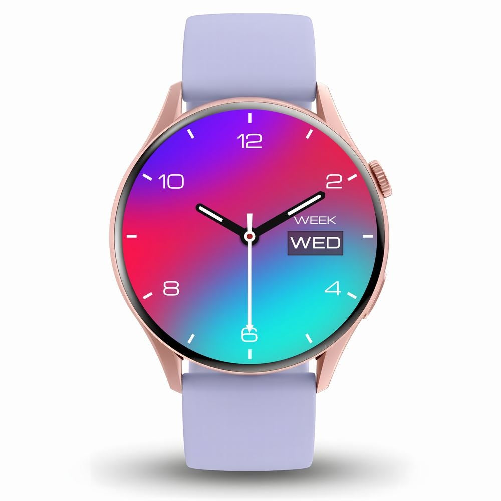 Smartwatch Gravity Różowe Złoto Pasek + Bransoleta GT11-7 – zdjęcie 8