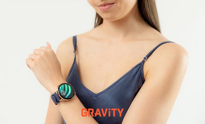 Smartwatch Gravity Różowe Złoto Pasek + Bransoleta GT11-6 – zdjęcie 13