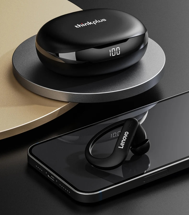 Słuchawki bezprzewodowe douszne LENOVO Thinkplus LivePods T50 Czarne – zdjęcie 8