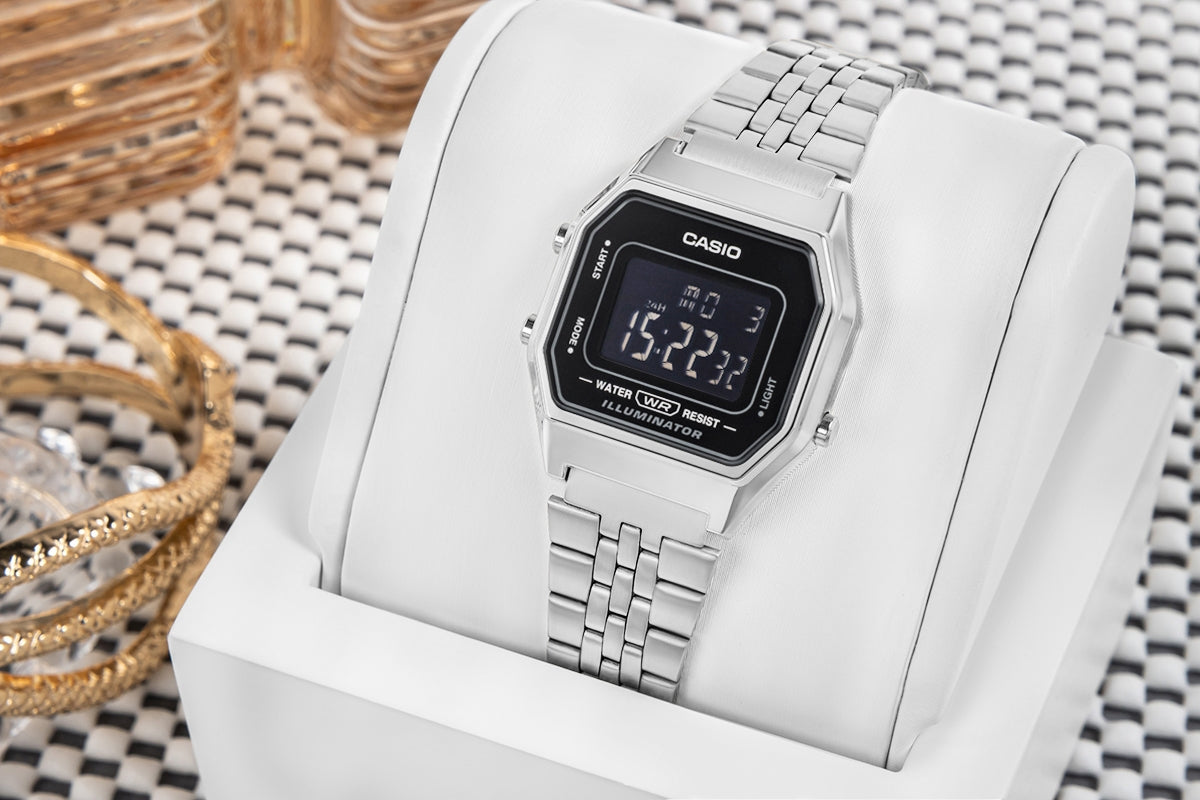 Zegarek Damski CASIO Vintage LA680WA-1BDF + BOX – zdjęcie 5