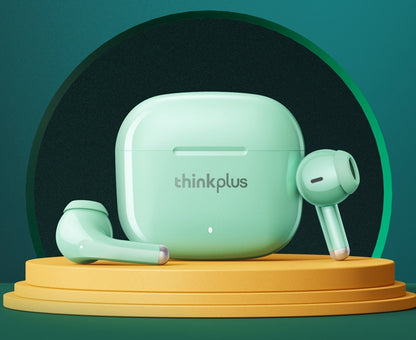 Słuchawki bezprzewodowe douszne LENOVO Thinkplus LivePods LP40 PRO Zielone – zdjęcie 3