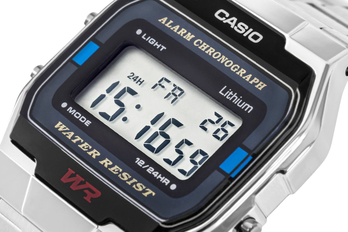 Zegarek CASIO A163WA-1QES Unisex + BOX – zdjęcie 5