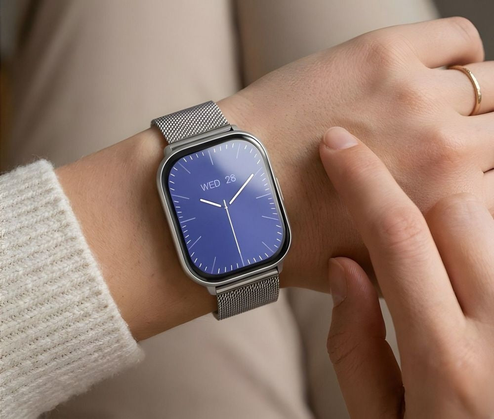 Smartwatch Gravity Srebrny Pasek + Bransoleta GT43-2 – zdjęcie 3