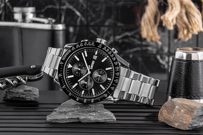 Zegarek Męski Skmei 9253SIBK + BOX – zdjęcie 9