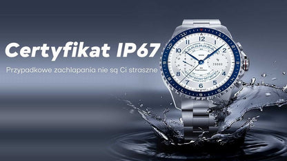 Smartwatch Męski GRAVITY GT16-2 Black / Czarna Bransoleta – zdjęcie 12