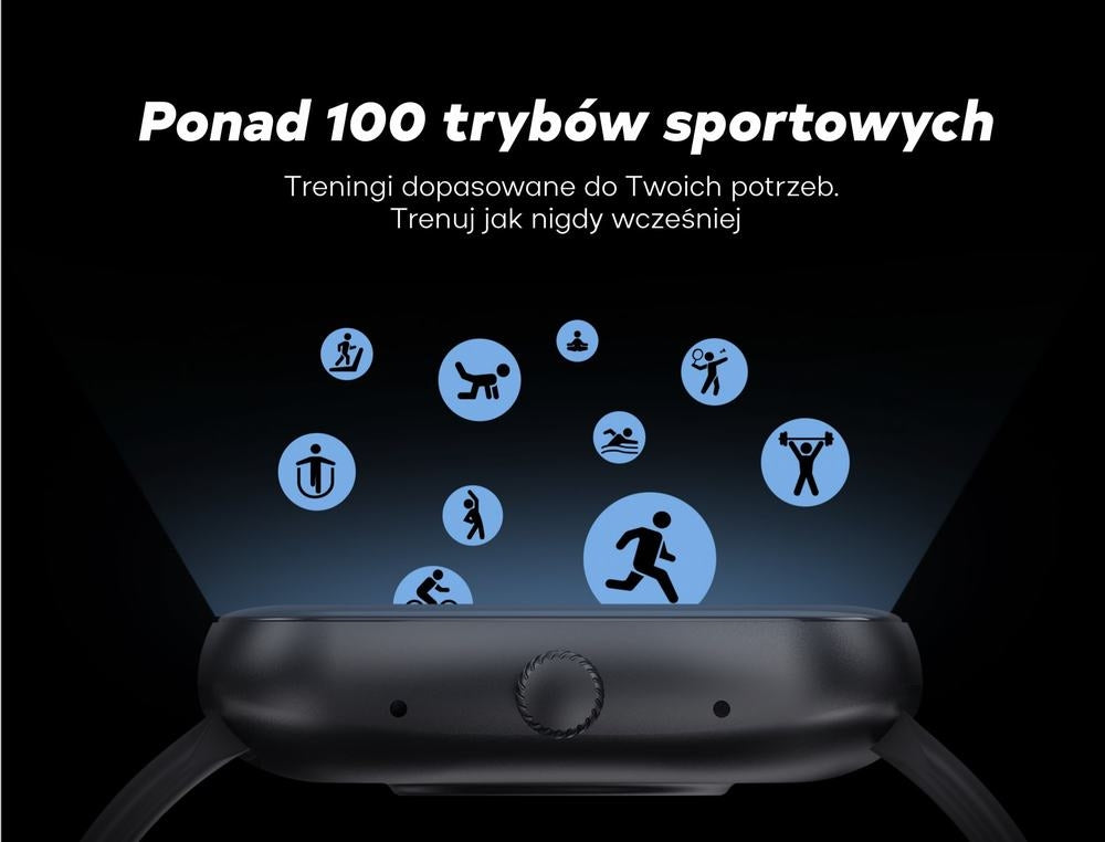 Smartwatch Damski GRAVITY GT18-7 Beżowy Pasek Silikonowy + Czarny Pasek – zdjęcie 9