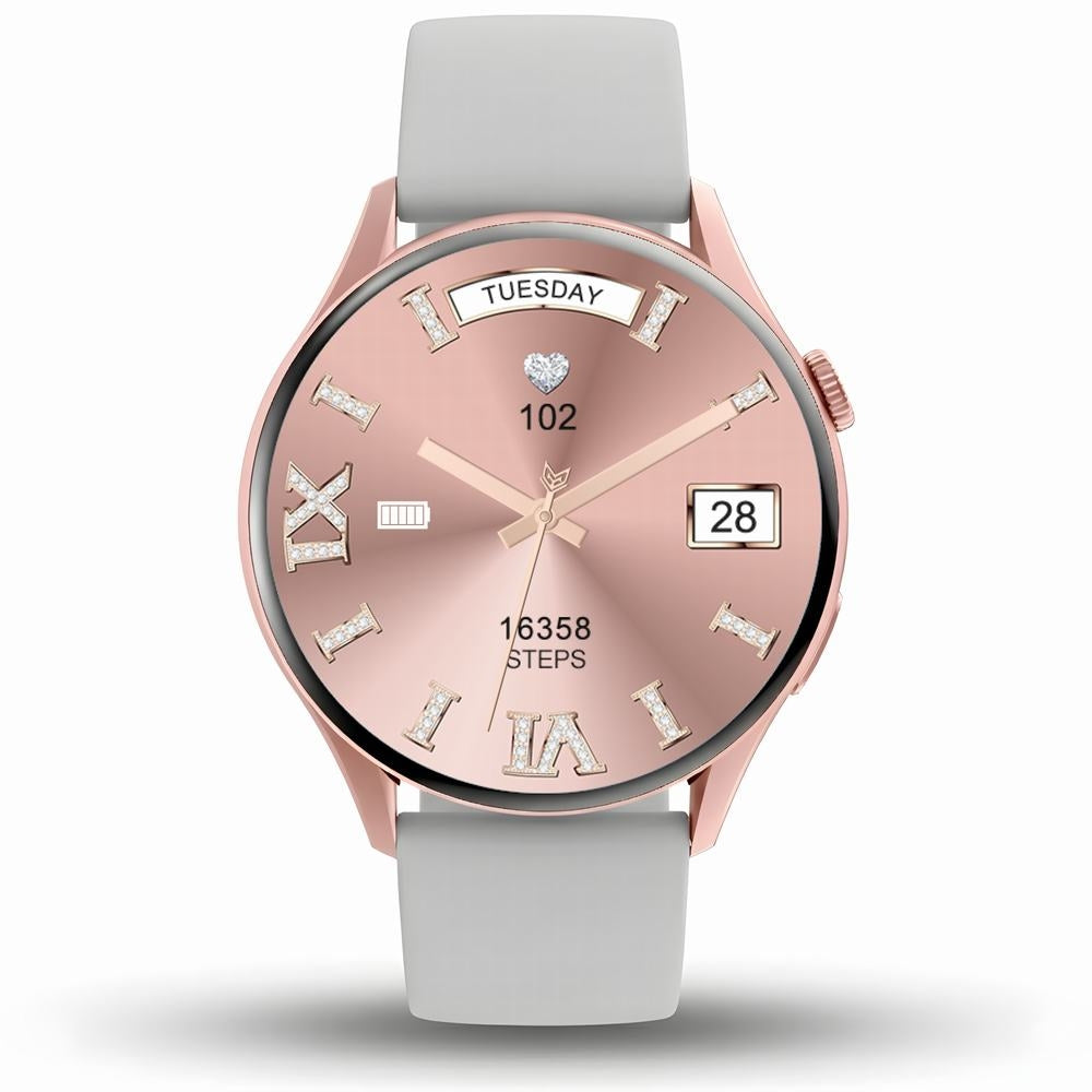 Smartwatch Gravity Różowe Złoto Pasek + Bransoleta GT11-8 – zdjęcie 8