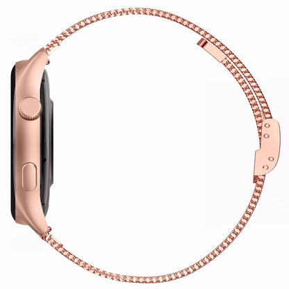 Smartwatch Gravity Różowe Złoto Pasek + Bransoleta GT11-8 – zdjęcie 9