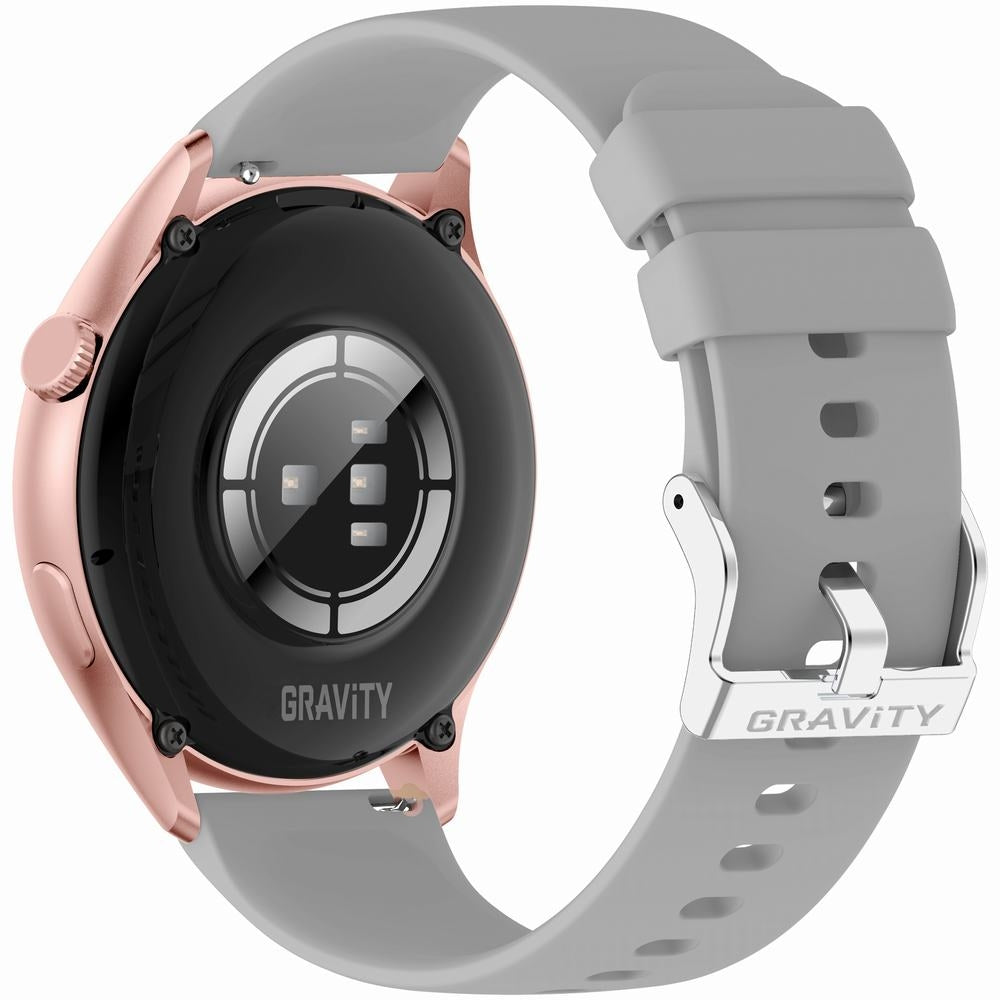 Smartwatch Gravity Różowe Złoto Pasek + Bransoleta GT11-8 – zdjęcie 11
