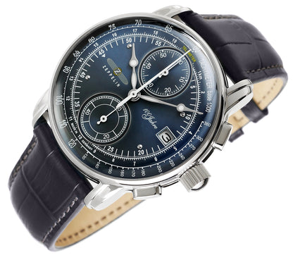 Zegarek Męski ZEPPELIN 100 Yahre Chronograph 8670-3 + BOX – zdjęcie 5