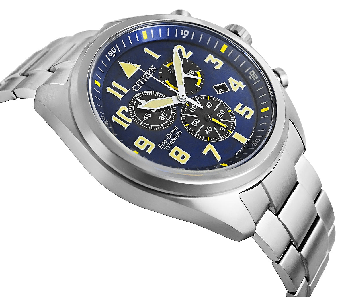 Zegarek Męski CITIZEN Super Titanium Eco-Drive AT2480-81L + BOX – zdjęcie 5