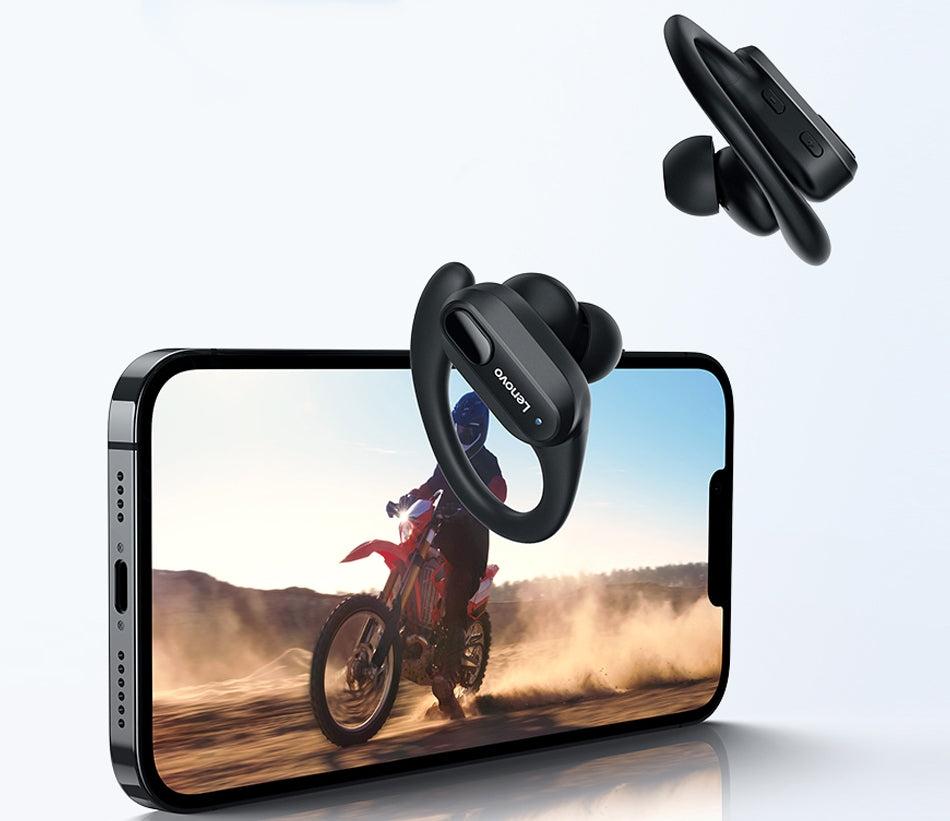 Słuchawki bezprzewodowe douszne LENOVO Thinkplus LivePods XT80 Czarne – zdjęcie 11